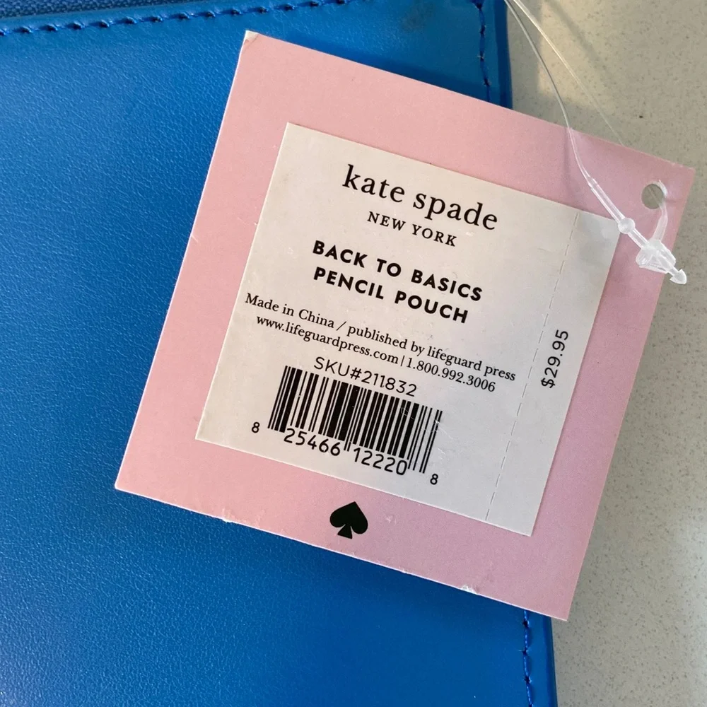 Kate Spade Pencil Case with Desk Supplies